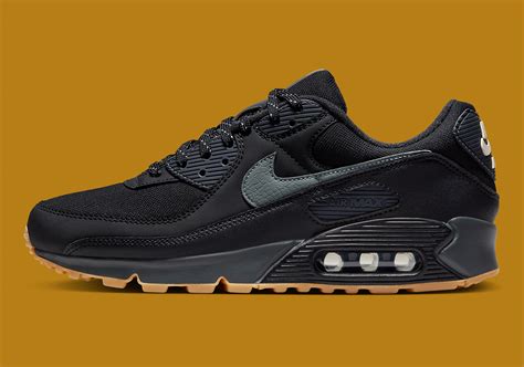 nike air max 90 dames zwart gum brown|nike air max 90 black.